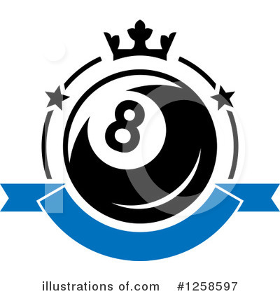Royalty-Free (RF) Billiards Clipart Illustration by Vector Tradition SM - Stock Sample #1258597