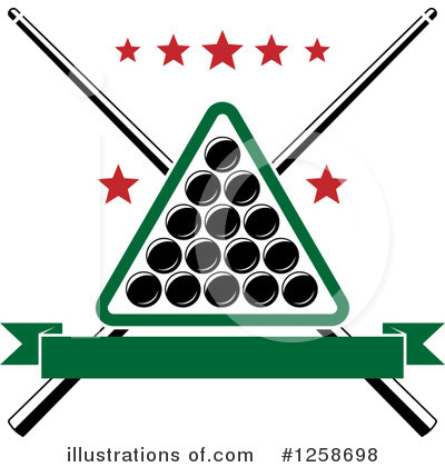 Billiards Balls Clipart #1258698 by Vector Tradition SM