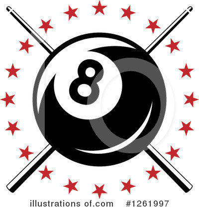 Royalty-Free (RF) Billiards Clipart Illustration by Vector Tradition SM - Stock Sample #1261997