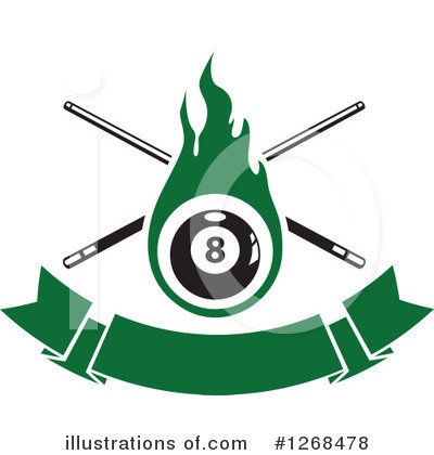 Royalty-Free (RF) Billiards Clipart Illustration by Vector Tradition SM - Stock Sample #1268478