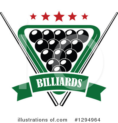 Royalty-Free (RF) Billiards Clipart Illustration by Vector Tradition SM - Stock Sample #1294964