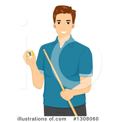 Royalty-Free (RF) Billiards Clipart Illustration by BNP Design Studio - Stock Sample #1308060