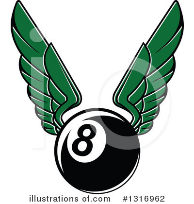 Eight Ball Clipart #1316962 by Vector Tradition SM