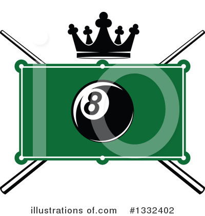 Royalty-Free (RF) Billiards Clipart Illustration by Vector Tradition SM - Stock Sample #1332402