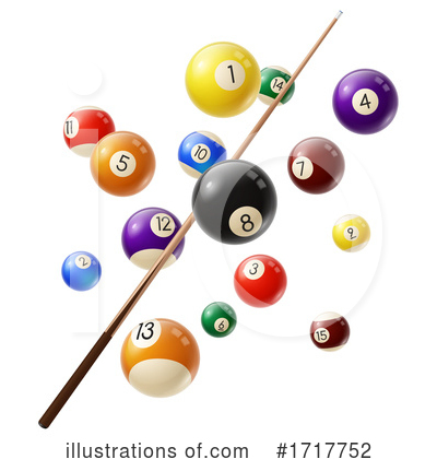 Royalty-Free (RF) Billiards Clipart Illustration by Vector Tradition SM - Stock Sample #1717752