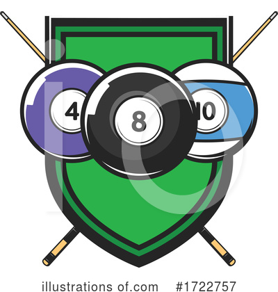 Royalty-Free (RF) Billiards Clipart Illustration by Vector Tradition SM - Stock Sample #1722757