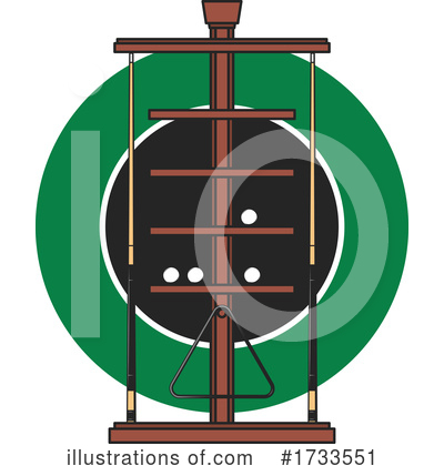 Royalty-Free (RF) Billiards Clipart Illustration by Vector Tradition SM - Stock Sample #1733551