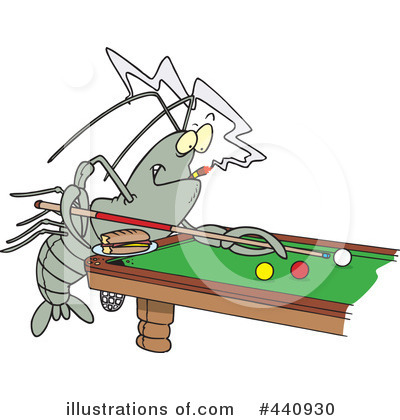 Royalty-Free (RF) Billiards Clipart Illustration by toonaday - Stock Sample #440930