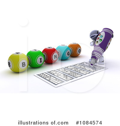Royalty-Free (RF) Bingo Clipart Illustration by KJ Pargeter - Stock Sample #1084574