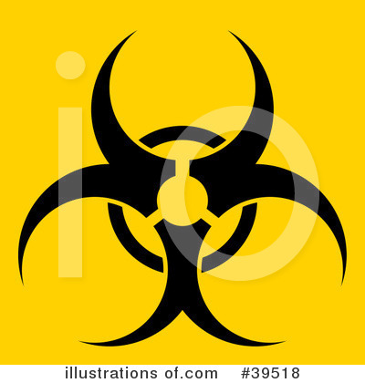 Royalty-Free (RF) Biohazard Clipart Illustration by Arena Creative - Stock Sample #39518