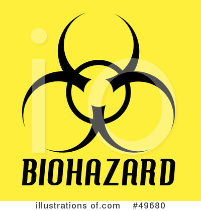 Royalty-Free (RF) Biohazard Clipart Illustration by Arena Creative - Stock Sample #49680