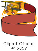 Biplane Clipart #15857 by Andy Nortnik