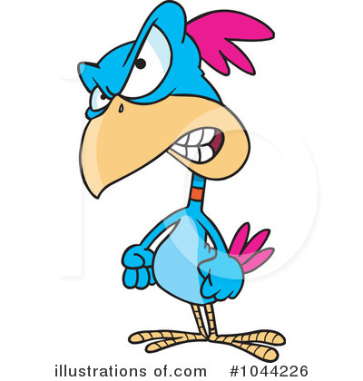 Royalty-Free (RF) Bird Clipart Illustration by toonaday - Stock Sample #1044226
