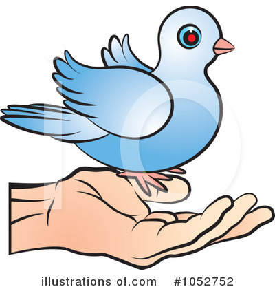 Dove Clipart #1052752 by Lal Perera