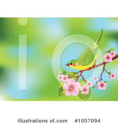 Cherry Blossoms Clipart #1057094 by Pushkin