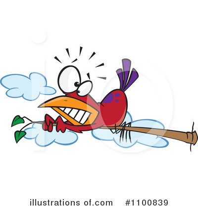 Royalty-Free (RF) Bird Clipart Illustration by toonaday - Stock Sample #1100839