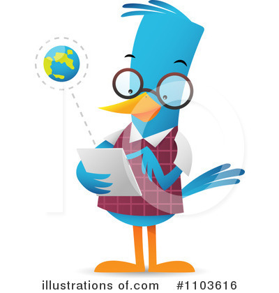 Royalty-Free (RF) Bird Clipart Illustration by Qiun - Stock Sample #1103616