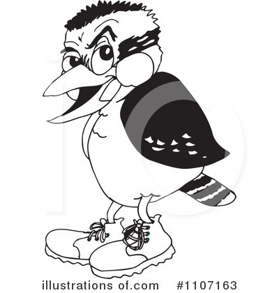 Royalty-Free (RF) Bird Clipart Illustration by Dennis Holmes Designs - Stock Sample #1107163