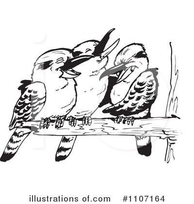 Royalty-Free (RF) Bird Clipart Illustration by Dennis Holmes Designs - Stock Sample #1107164