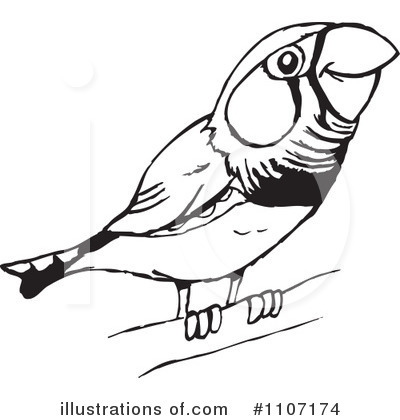 Royalty-Free (RF) Bird Clipart Illustration by Dennis Holmes Designs - Stock Sample #1107174