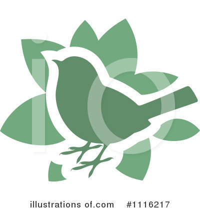 Bird Logo Clipart #1116217 by elena