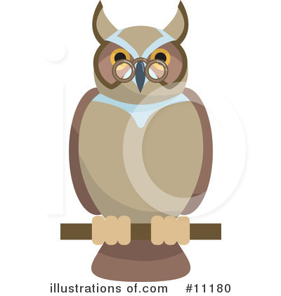 Owl Clipart #11180 by AtStockIllustration