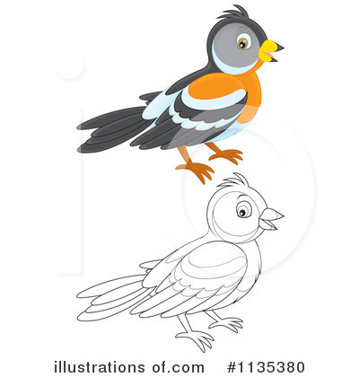 Royalty-Free (RF) Bird Clipart Illustration by Alex Bannykh - Stock Sample #1135380