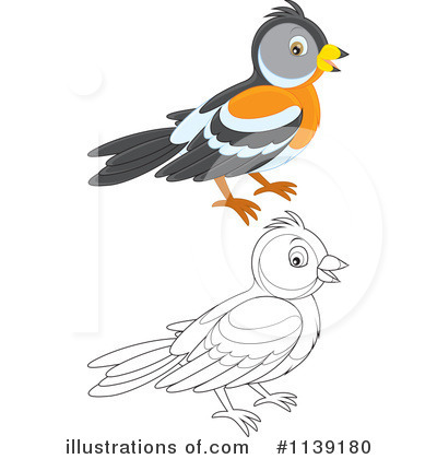 Royalty-Free (RF) Bird Clipart Illustration by Alex Bannykh - Stock Sample #1139180