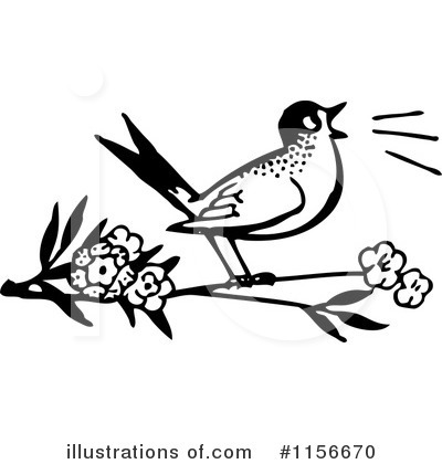 Royalty-Free (RF) Bird Clipart Illustration by BestVector - Stock Sample #1156670