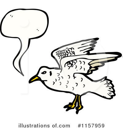 Royalty-Free (RF) Bird Clipart Illustration by lineartestpilot - Stock Sample #1157959