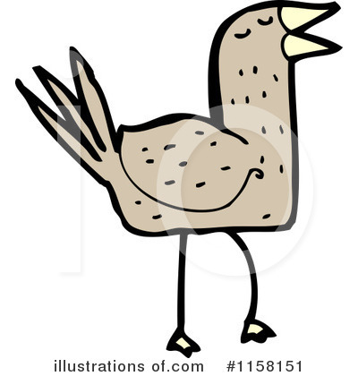 Royalty-Free (RF) Bird Clipart Illustration by lineartestpilot - Stock Sample #1158151