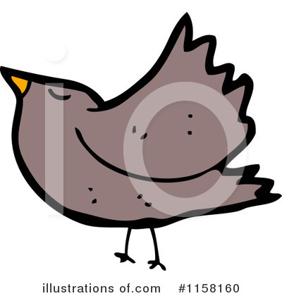 Royalty-Free (RF) Bird Clipart Illustration by lineartestpilot - Stock Sample #1158160