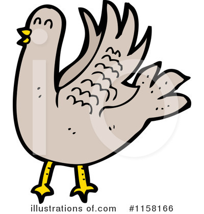 Royalty-Free (RF) Bird Clipart Illustration by lineartestpilot - Stock Sample #1158166