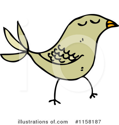 Royalty-Free (RF) Bird Clipart Illustration by lineartestpilot - Stock Sample #1158187