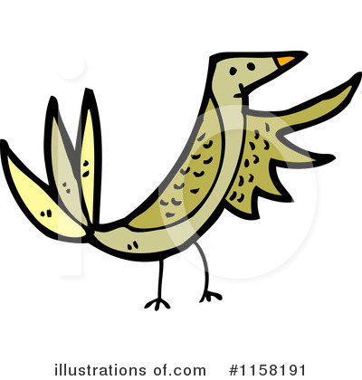 Royalty-Free (RF) Bird Clipart Illustration by lineartestpilot - Stock Sample #1158191