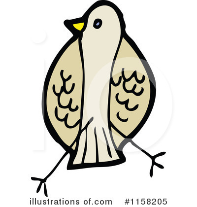 Royalty-Free (RF) Bird Clipart Illustration by lineartestpilot - Stock Sample #1158205