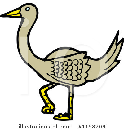 Royalty-Free (RF) Bird Clipart Illustration by lineartestpilot - Stock Sample #1158206