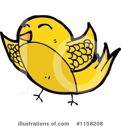 Royalty-Free (RF) Bird Clipart Illustration by lineartestpilot - Stock Sample #1158208