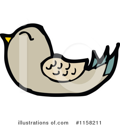 Royalty-Free (RF) Bird Clipart Illustration by lineartestpilot - Stock Sample #1158211