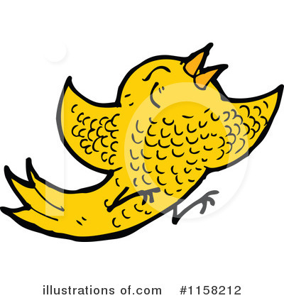 Royalty-Free (RF) Bird Clipart Illustration by lineartestpilot - Stock Sample #1158212