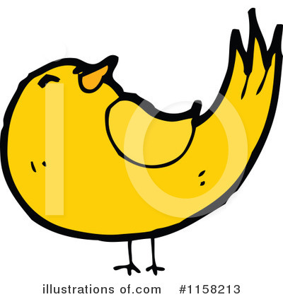 Royalty-Free (RF) Bird Clipart Illustration by lineartestpilot - Stock Sample #1158213