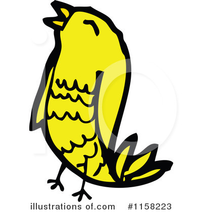 Royalty-Free (RF) Bird Clipart Illustration by lineartestpilot - Stock Sample #1158223