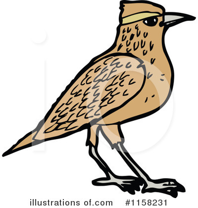 Royalty-Free (RF) Bird Clipart Illustration by lineartestpilot - Stock Sample #1158231