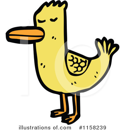 Royalty-Free (RF) Bird Clipart Illustration by lineartestpilot - Stock Sample #1158239