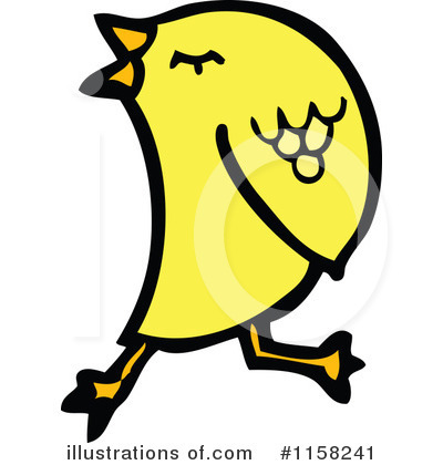 Royalty-Free (RF) Bird Clipart Illustration by lineartestpilot - Stock Sample #1158241