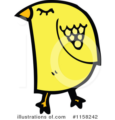 Royalty-Free (RF) Bird Clipart Illustration by lineartestpilot - Stock Sample #1158242