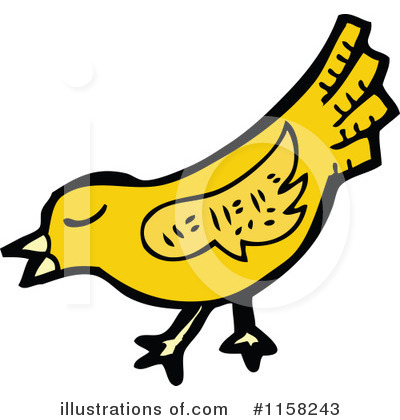 Royalty-Free (RF) Bird Clipart Illustration by lineartestpilot - Stock Sample #1158243