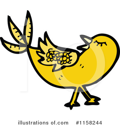 Royalty-Free (RF) Bird Clipart Illustration by lineartestpilot - Stock Sample #1158244