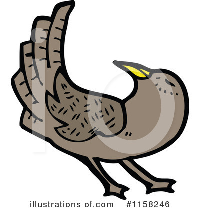 Royalty-Free (RF) Bird Clipart Illustration by lineartestpilot - Stock Sample #1158246