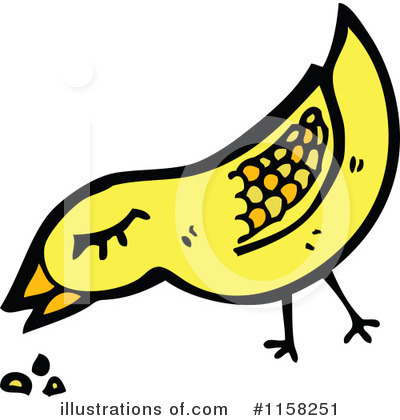 Royalty-Free (RF) Bird Clipart Illustration by lineartestpilot - Stock Sample #1158251